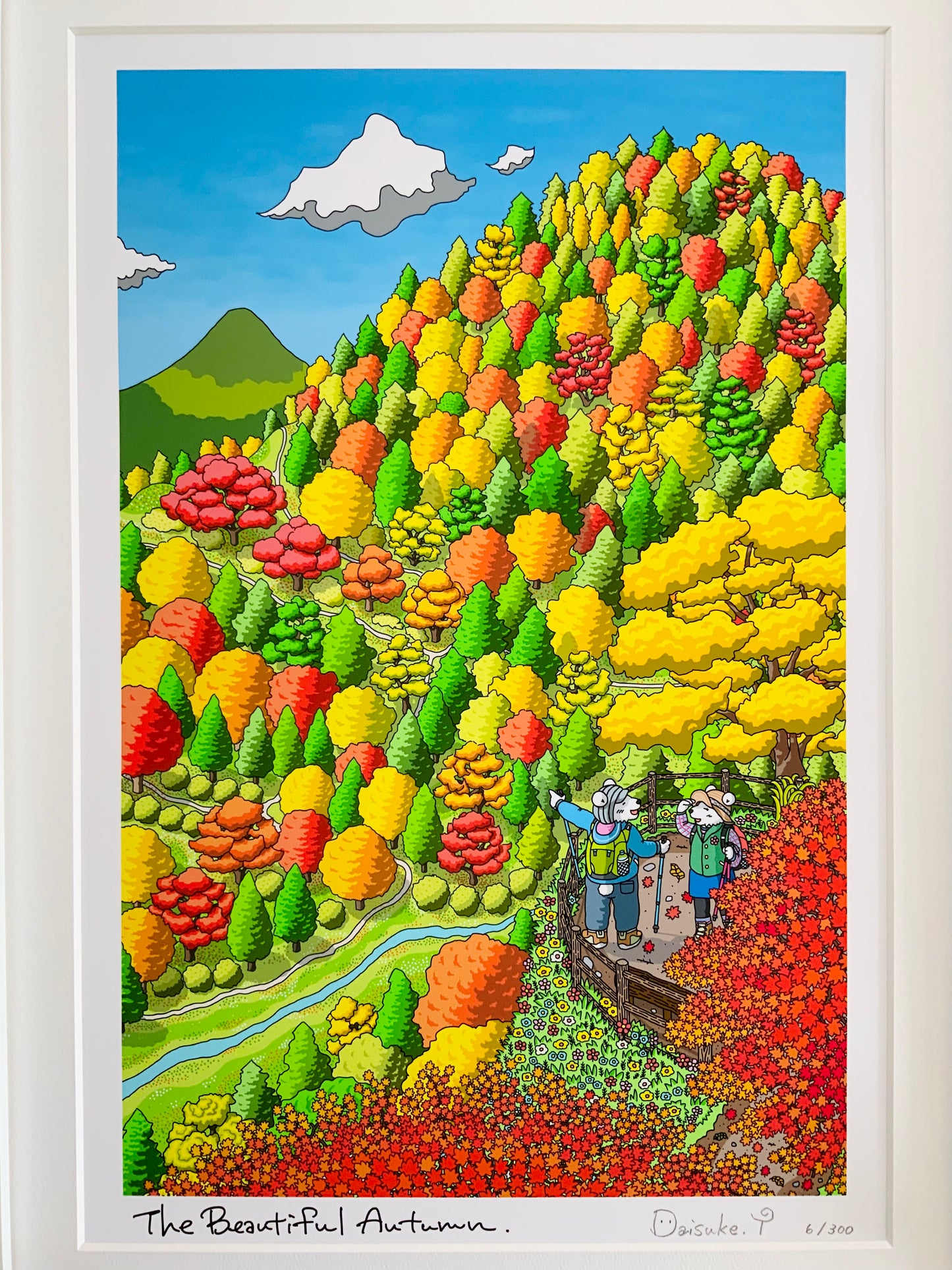 フレーム付きアート「The Beautiful Autumn 」A3カラー