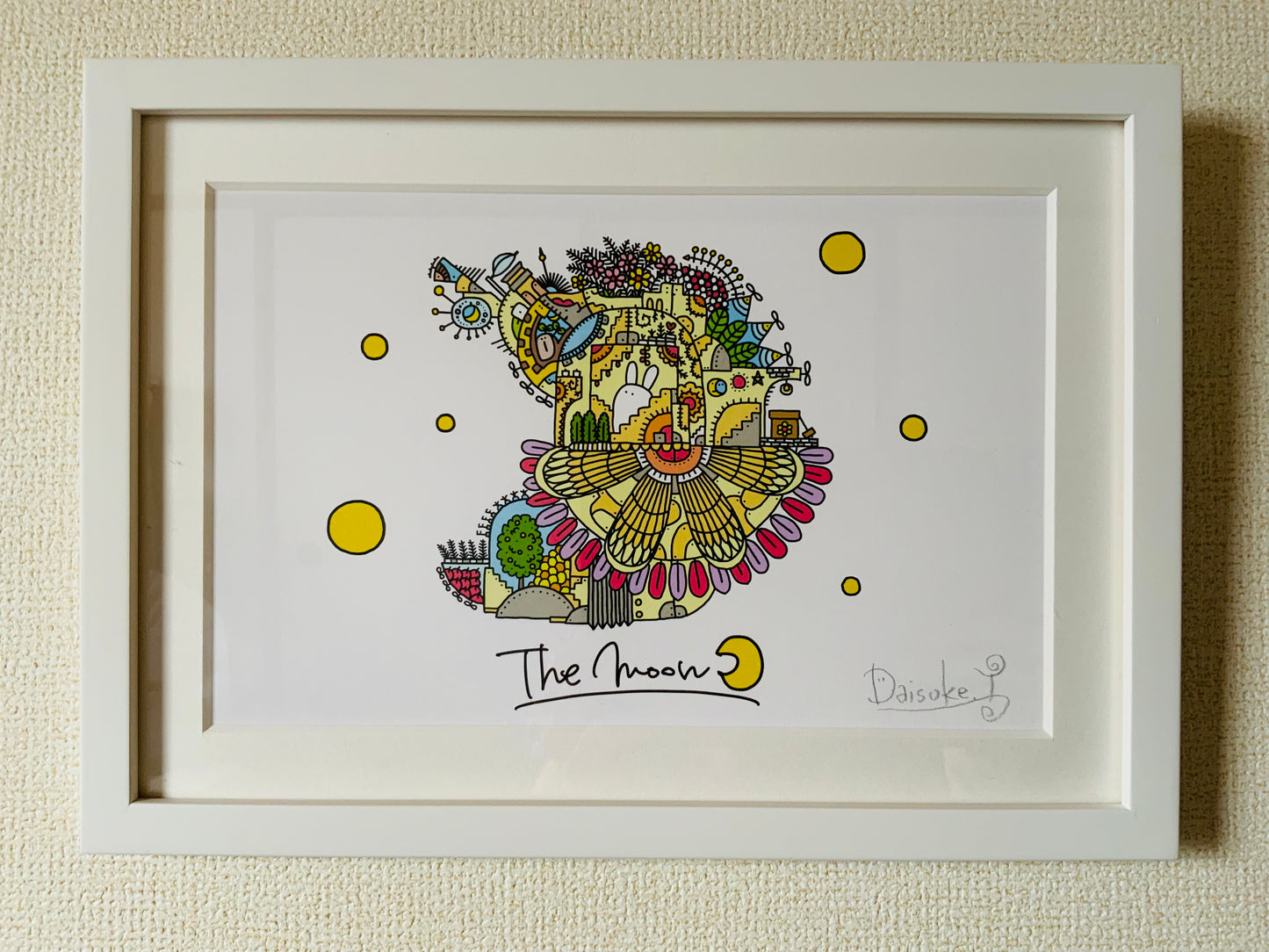 フレーム付きアート「THE MOON」A4カラー