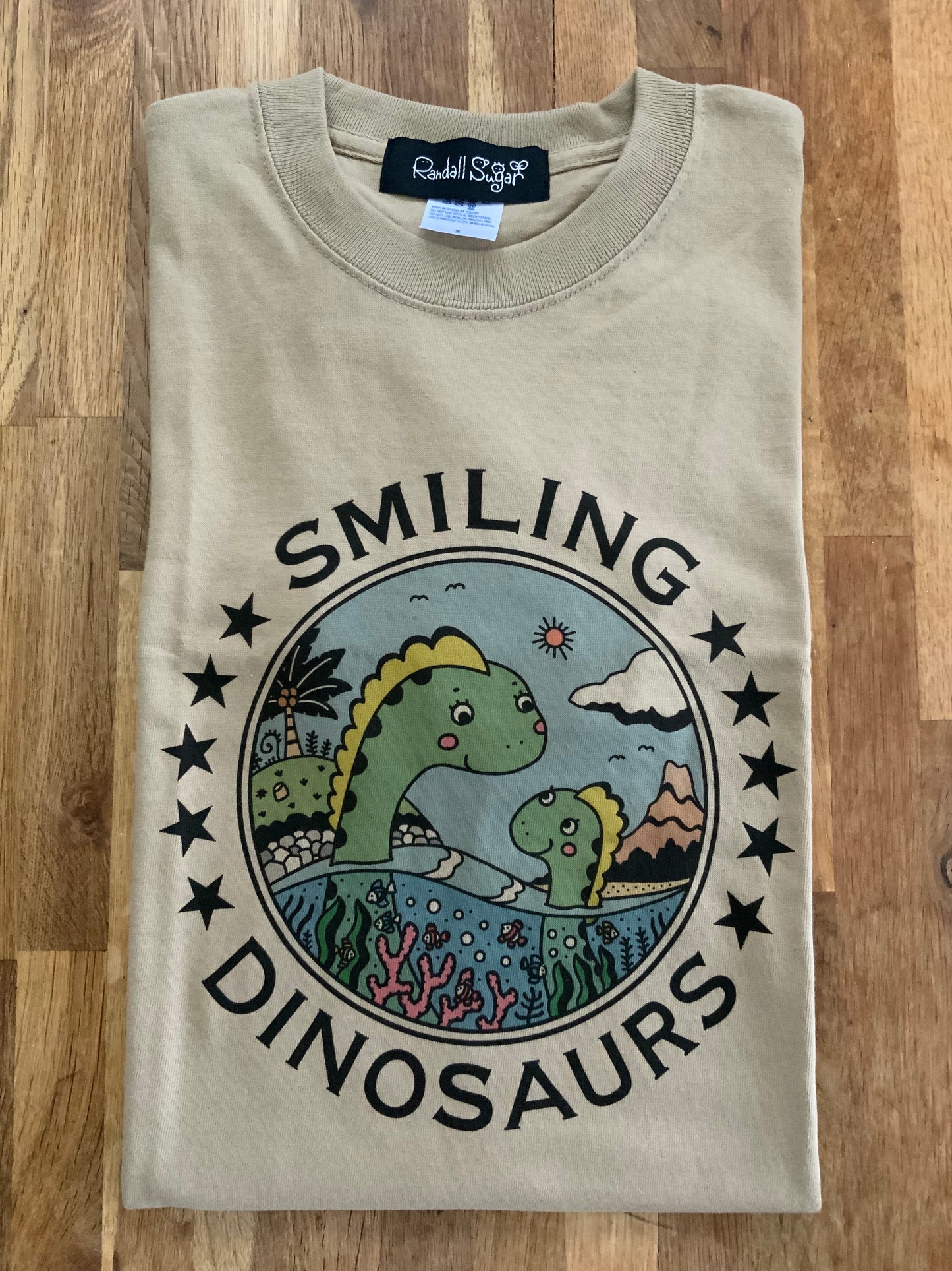 Tシャツ【Smiling Dinosaurs】