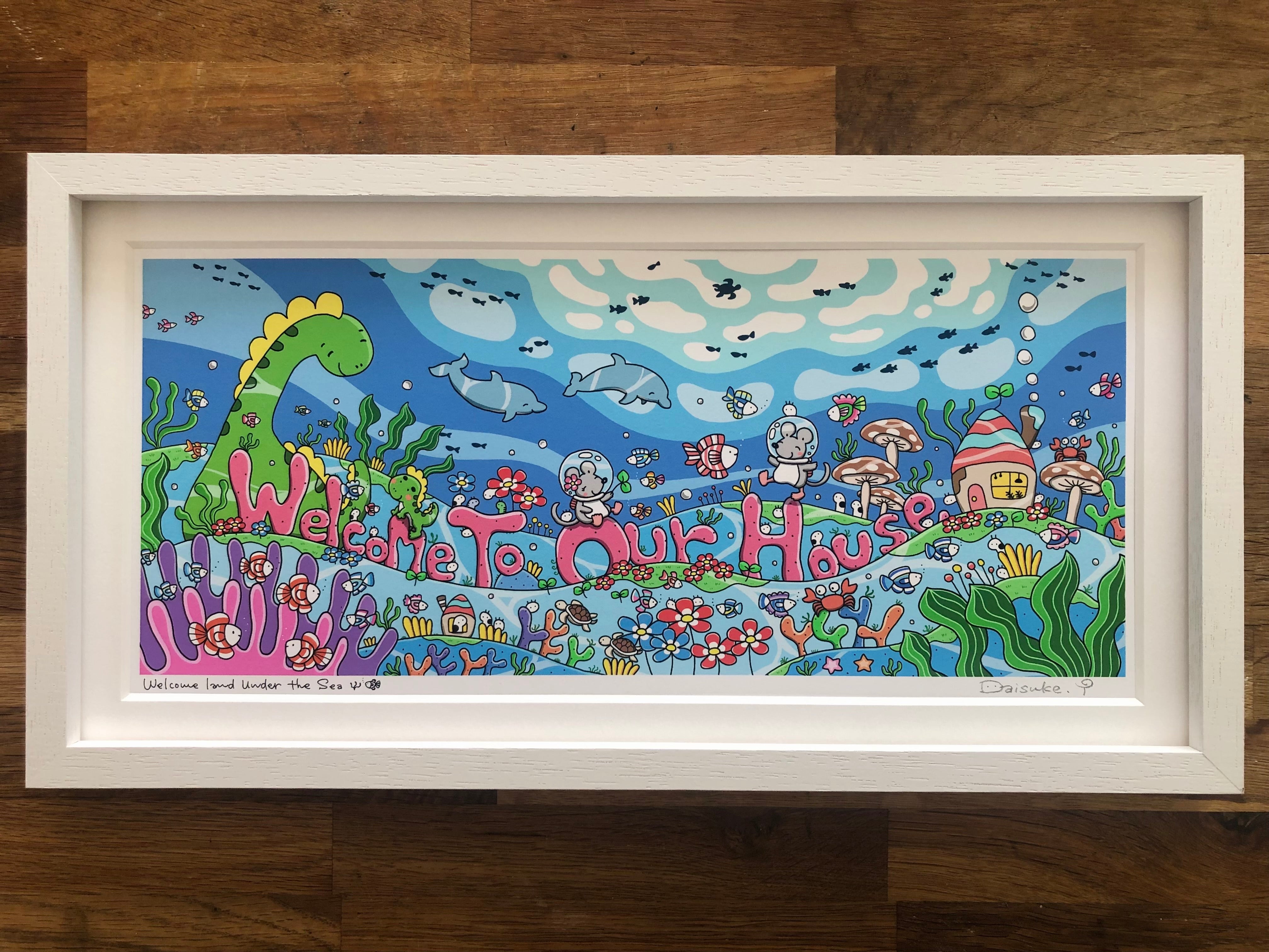 フレームアート『Welcome Land Under the sea』 – Randall Sugar