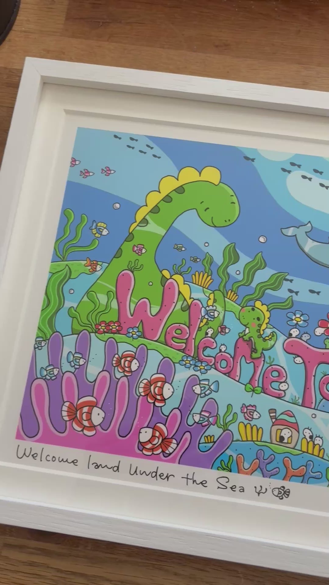 フレームアート『Welcome Land Under the sea』 – Randall Sugar